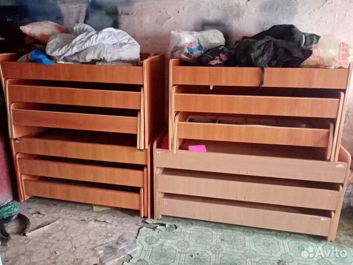 Кравати и шкафчики в детский сад