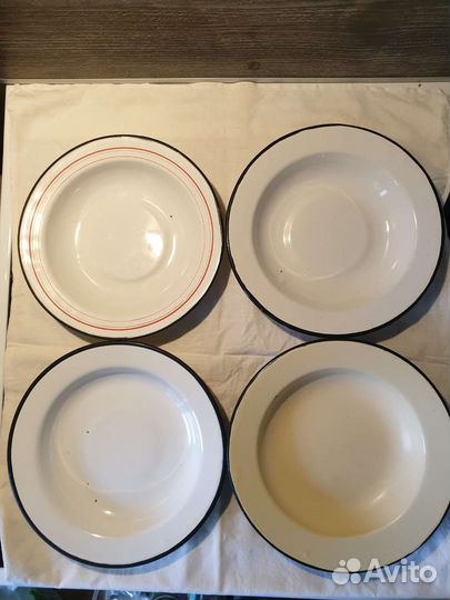 Тарелки эмалированные СССР