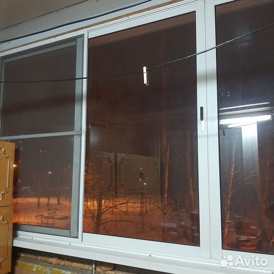 Окна алюминевые на ложию