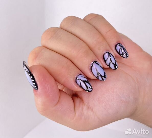 Модель на маникюр, наращивание, гель лак