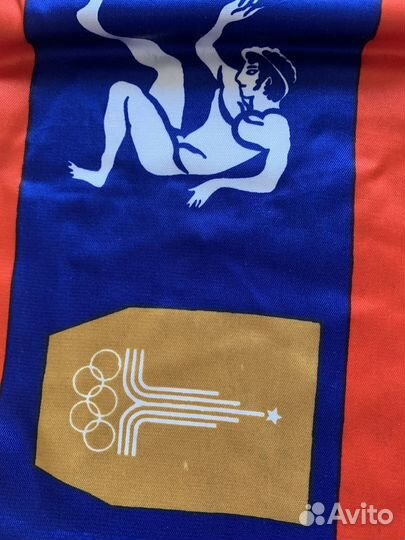 Платок из ацетатного шелка Олимпиада 80