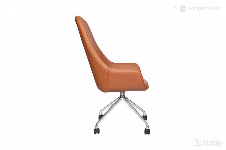 Кресло офисное мг-24 А хром паук 4 луча