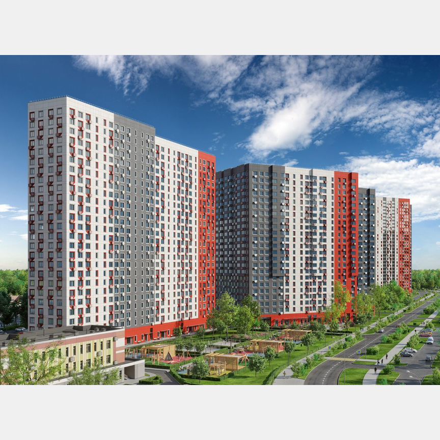 3-к. квартира, 72,4 м², 12/19 эт.