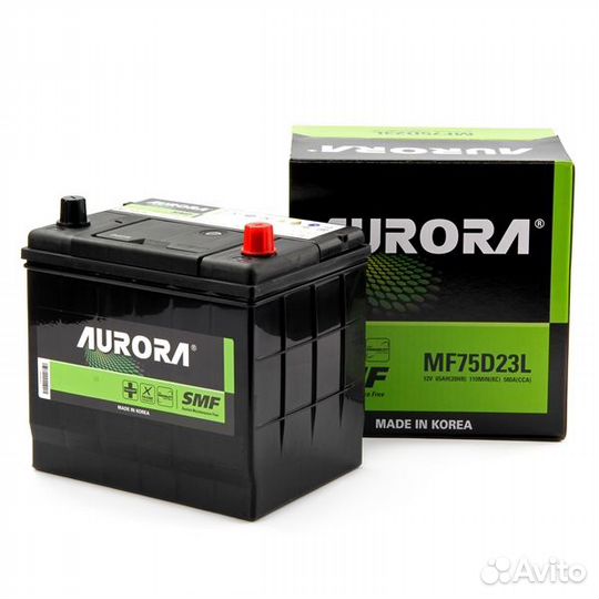 Аккумулятор автомобильный 65 ач aurora JIS