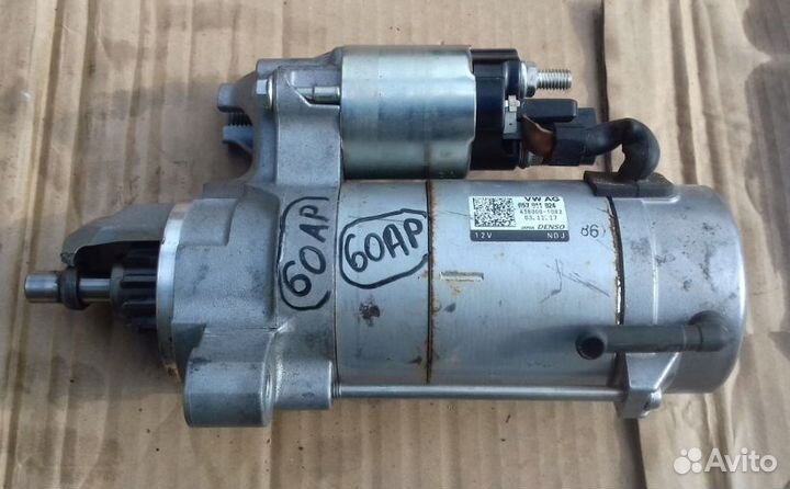 Стартер 057911024 VW touareg 3 3.0TDI denso