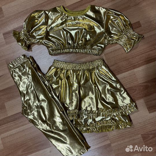 Карнавальный Костюм Золотой 104-110см