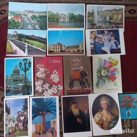 Открытки советские СССР почтовые карточки