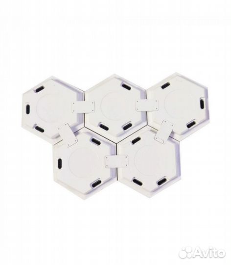 Светильник «соты», 5 штук, RGB