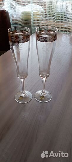 Фужеры bogemia- 1990г