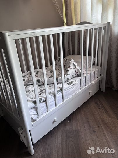 Детская кроватка Лель + ортопедический матрас