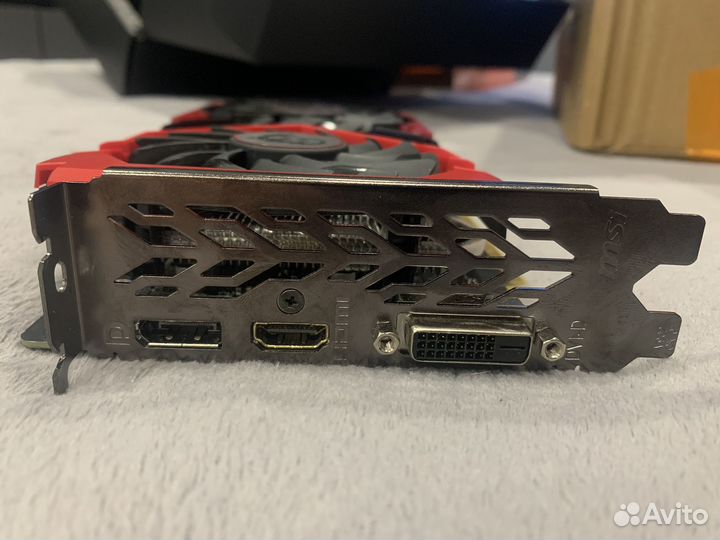 Видеокарта MSI GeForce GTX 1050 TI gaming x 4 гб