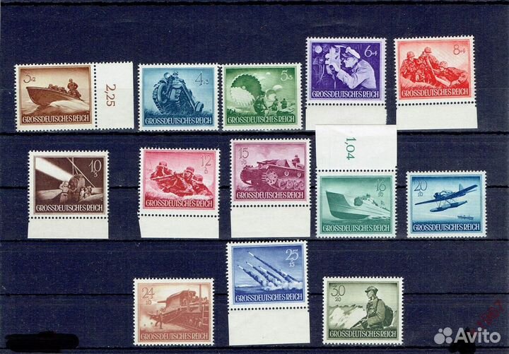 Марки Германия 1933 - 1945 год