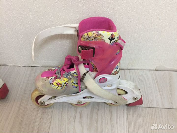 Ролики детские раздвижные + защита