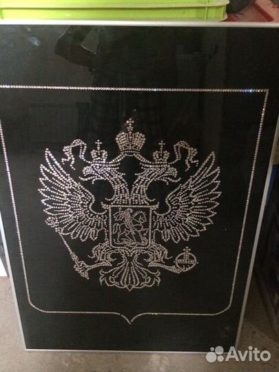 Картина из камней сварововский