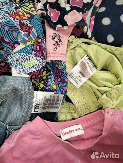Фирменные вещи для девочки на лето 80 86