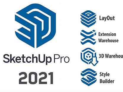 SketchUp Pro 2021 / 2024 - Лицензия на Win / Mac