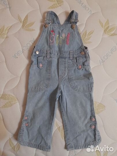Джинсовый комбинезон для девочки
