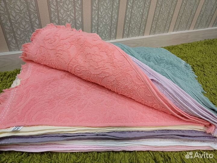 Полотенца банное махровое Турция