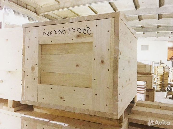 Ящик деревянный, транспортировочная тара