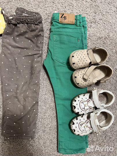 Вещи детские на девочку пакетом 86 размер