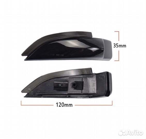 Динамические поворотники Toyota Camry 8 Corolla 11