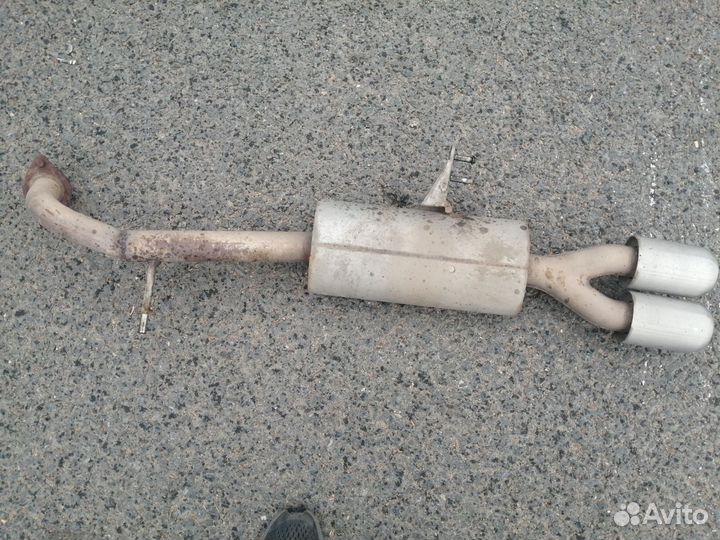 Глушитель прямоточный Kia Rio 4 X-line 2017-2023