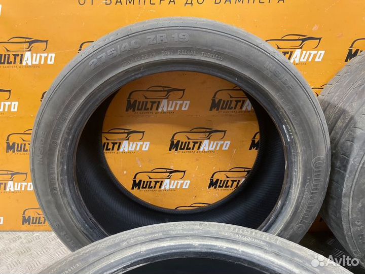 Continental ContiSportContact 245/45 R19 и 275/45 R19 101Y