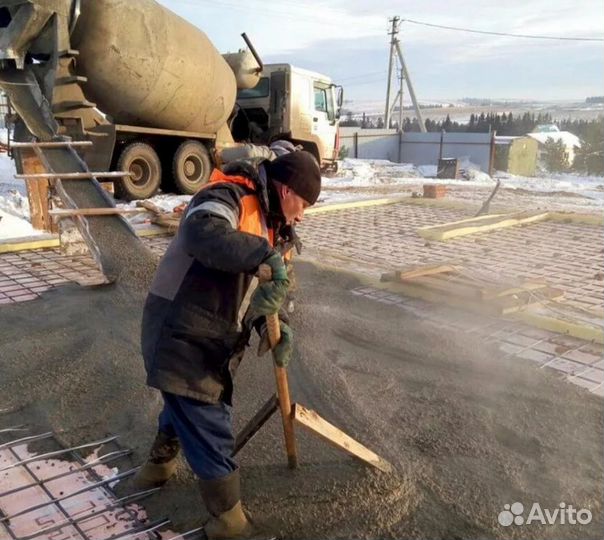 Бетон М 100 от завода, доставка, прокачка