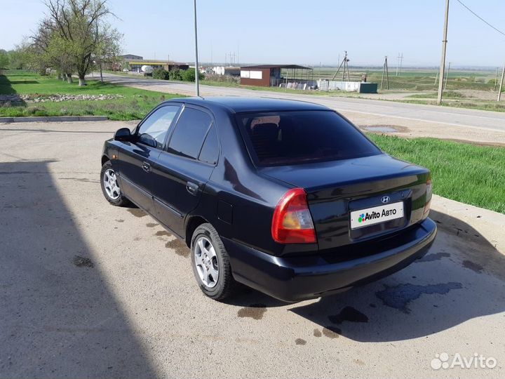 Hyundai Accent 1.5 AT, 2004, 265 000 км
