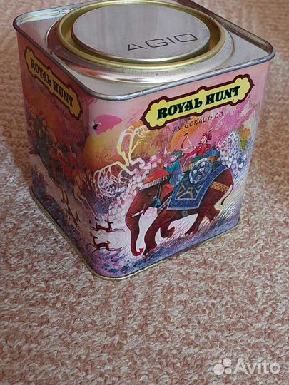 Жестяная банка для чая Индия СССР