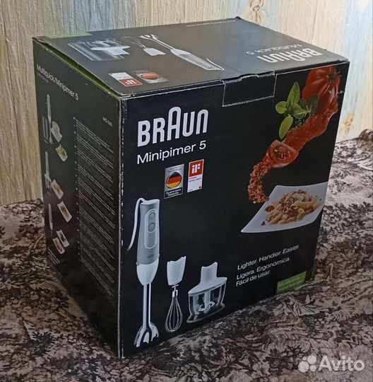 Погружной блендер Braun MQ535 новый