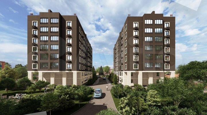 3-к. квартира, 58 м², 2/8 эт.
