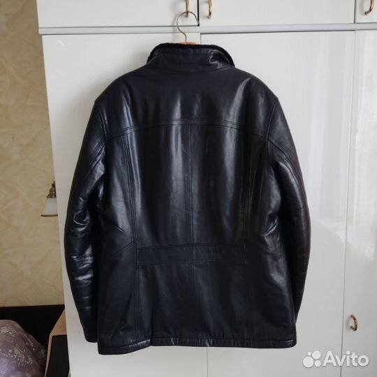Куртка мужская натуральная кожа зимняя