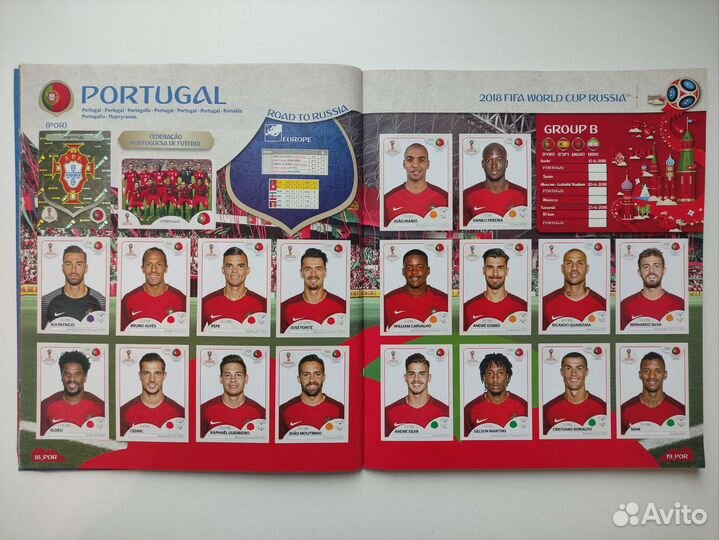 Полный альбом panini Чемпионат Мира 2018 в России