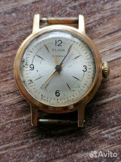 Часы «« slava»» ussr. AU. 16 камней