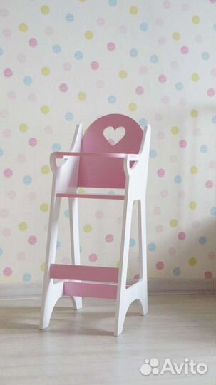 Стульчик для кормления кукольный
