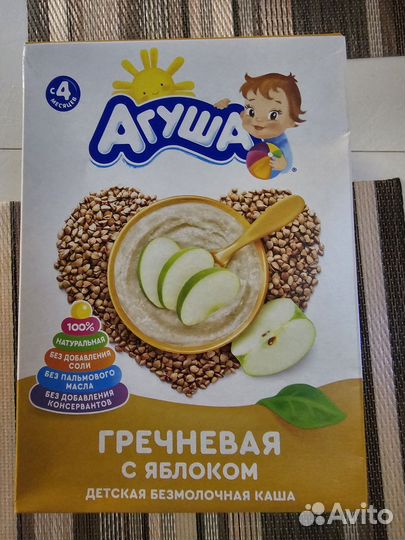 Каша и смесь Агуша 2