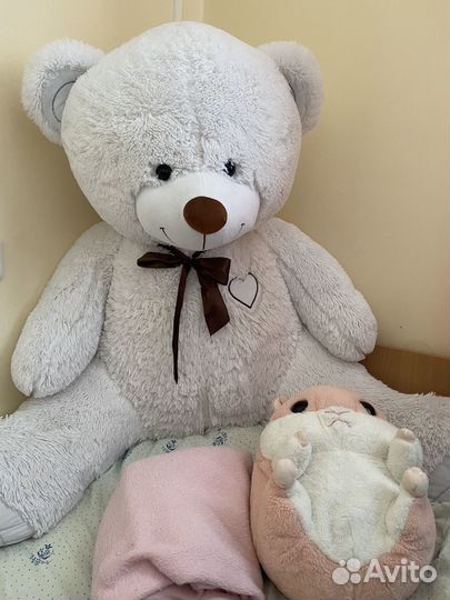 Большой плюшевый мишка 150см
