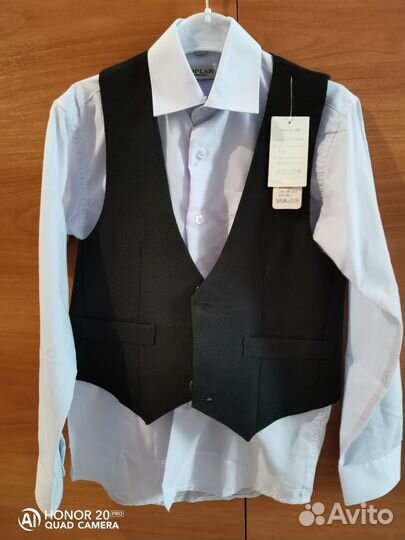 Рубашка с жилеткой