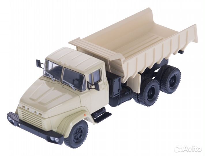 Краз-6510 (1985-94) самосвал, бежевый