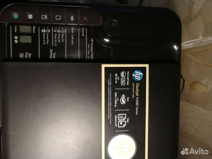 Принтер цветной струйный hp deskjet f4580