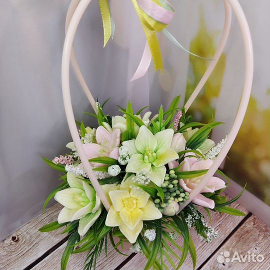 Букет и мыла. Лилии