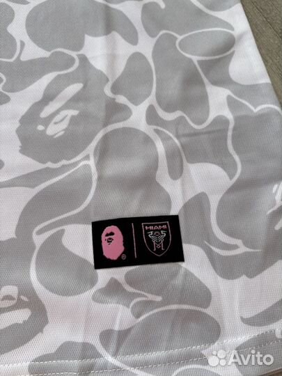 Футболка bape x inter miami / футболка мужская