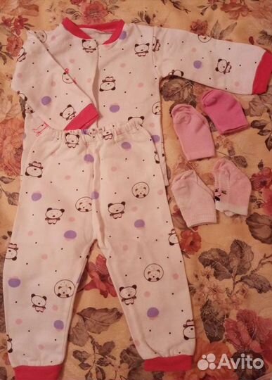 Пакет вешей для девочки 0-3 м