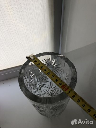 Хрустальная ваза