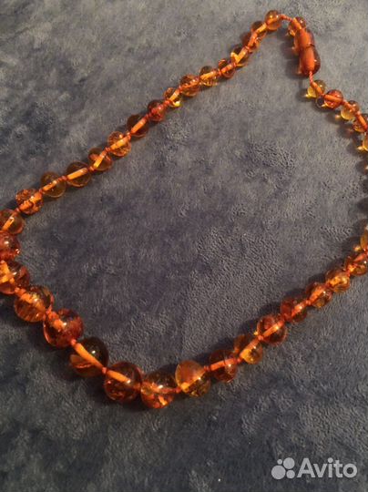 Бусы янтарные СССР