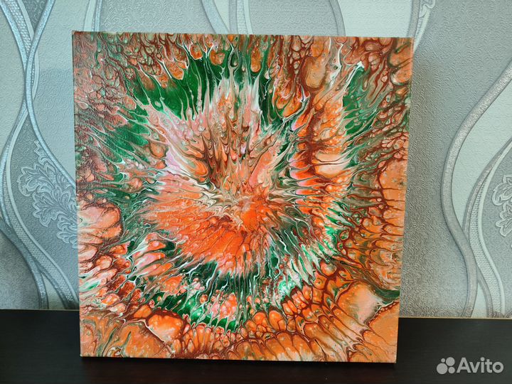 Картина абстрактная акрил