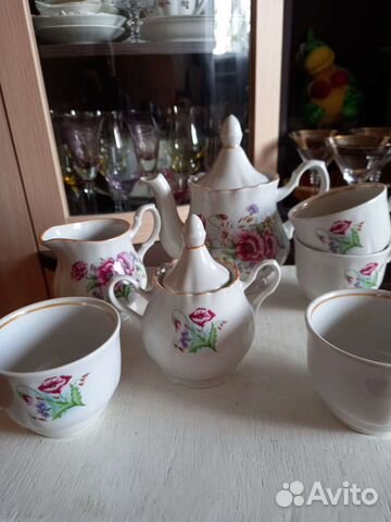 Винтаж.Сервизы- чайный и кофейные СССР