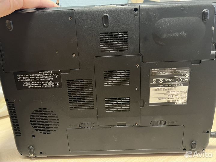 Ноутбук Toshiba satellite a300