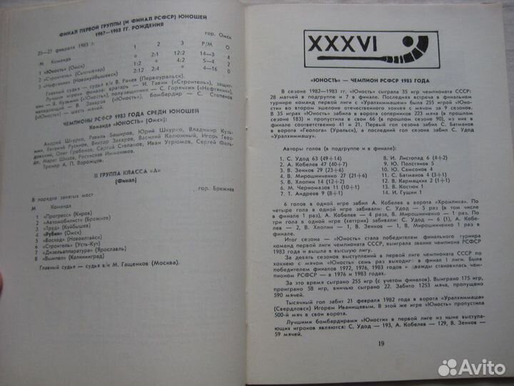 Хоккей с мячем. Чемпионат СССР 1984